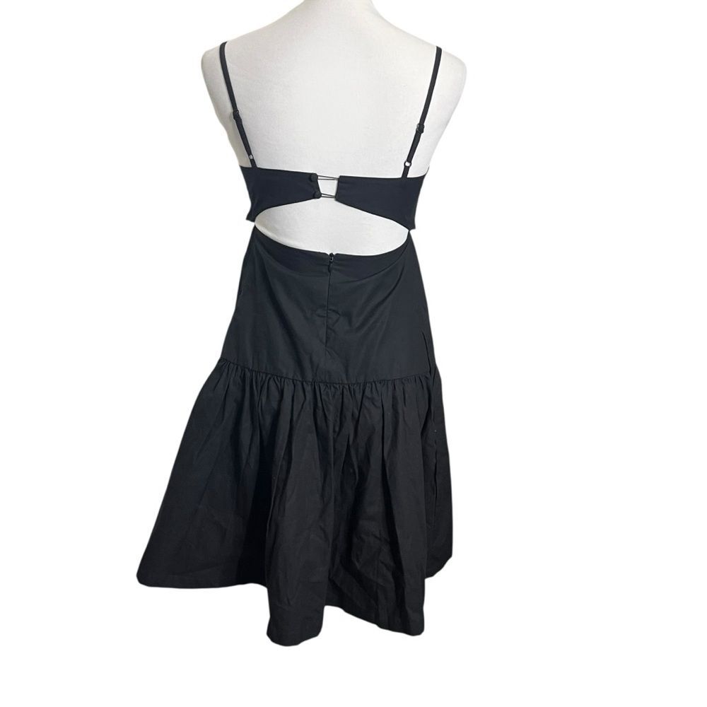 Modern Citizen Alondra Women’s XS Black Tiered Mini Dress Casual Minimal Chic - Picture 5 of 8